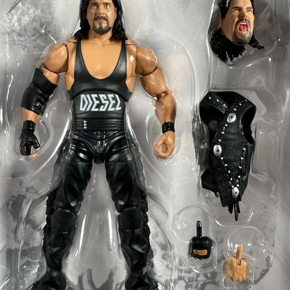 Diesel Kevin Nash WWE WWF Mattel Creations Crowdfund Ultimate Edition Figure nWo - Picture 11 of 11